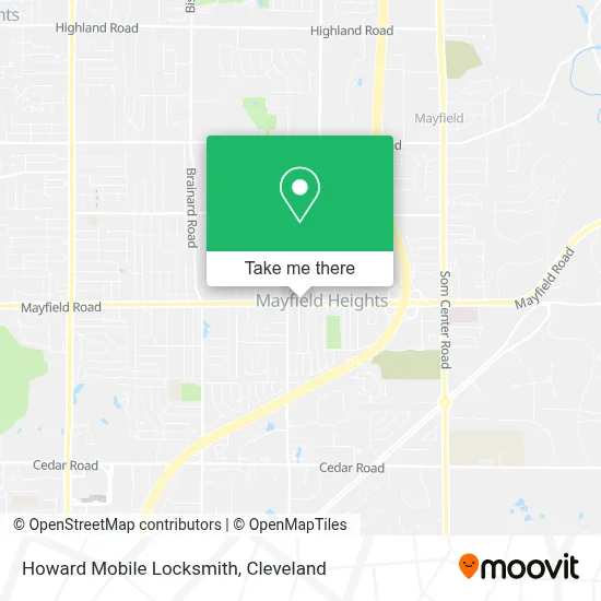 Howard Mobile Locksmith map