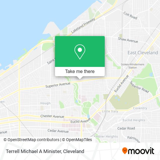 Mapa de Terrell Michael A Minister