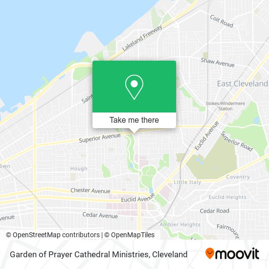 Mapa de Garden of Prayer Cathedral Ministries