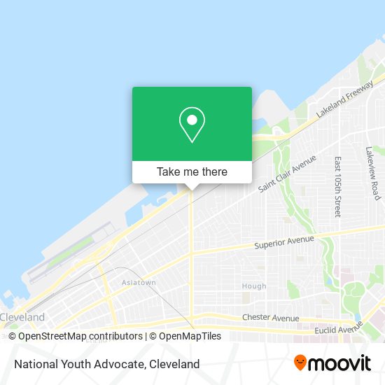 National Youth Advocate map