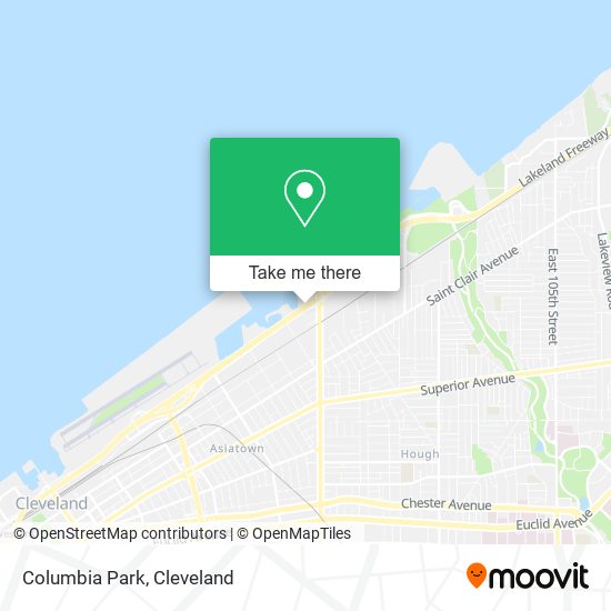 Mapa de Columbia Park