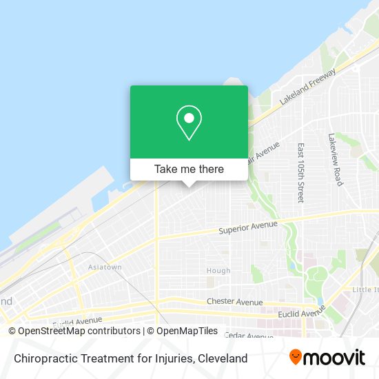 Mapa de Chiropractic Treatment for Injuries