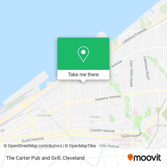 The Carter Pub and Grill map