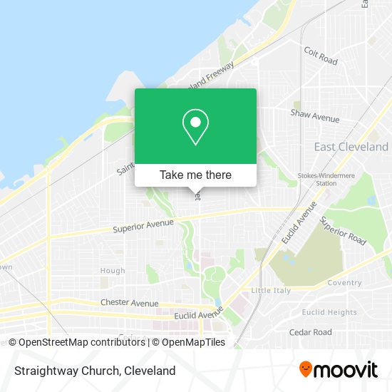 Mapa de Straightway Church