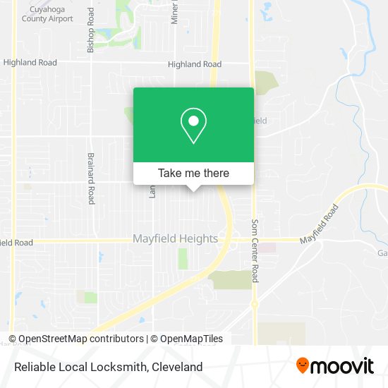 Mapa de Reliable Local Locksmith