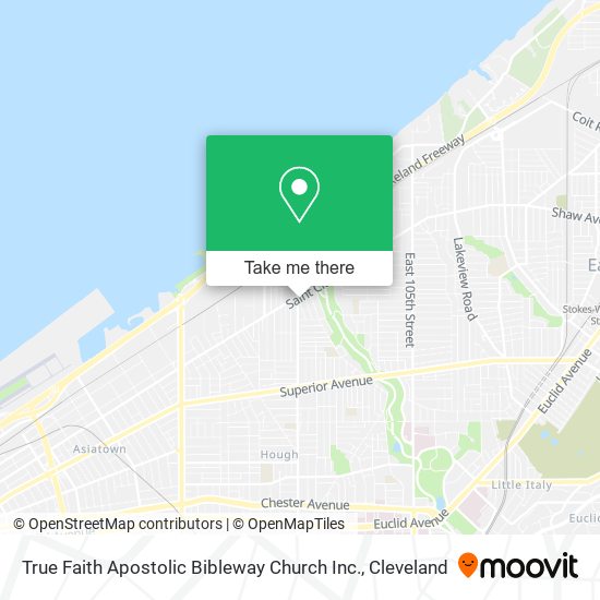 True Faith Apostolic Bibleway Church Inc. map