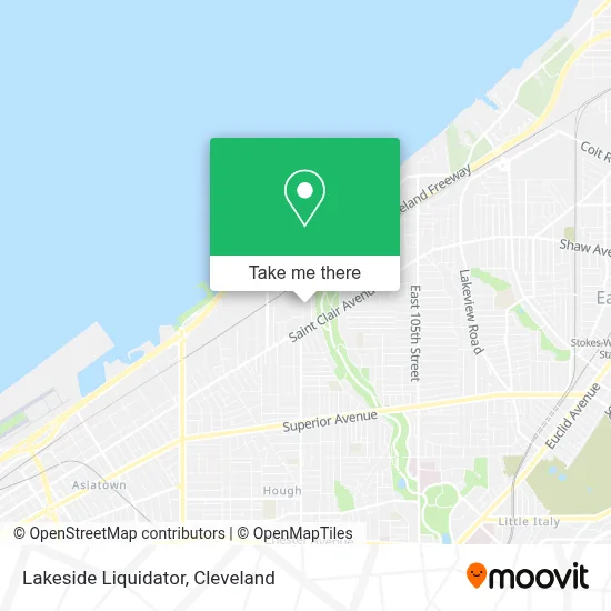 Lakeside Liquidator map