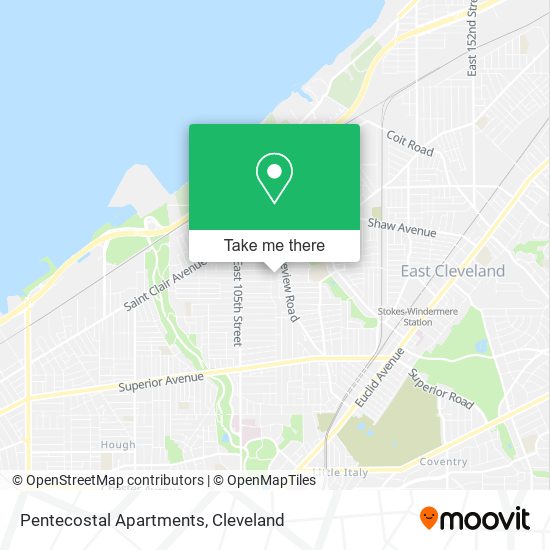 Pentecostal Apartments map