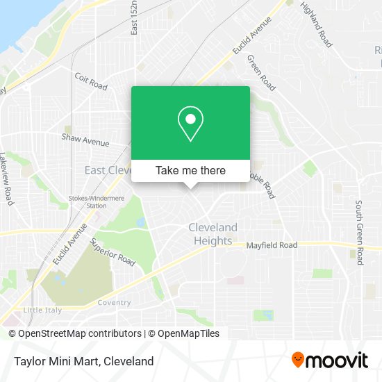 Taylor Mini Mart map