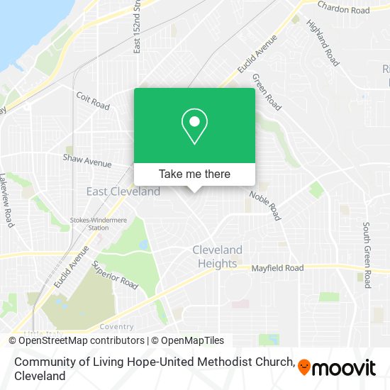 Mapa de Community of Living Hope-United Methodist Church