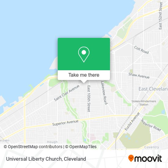 Universal Liberty Church map