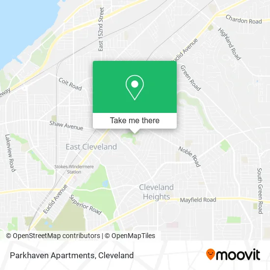 Parkhaven Apartments map