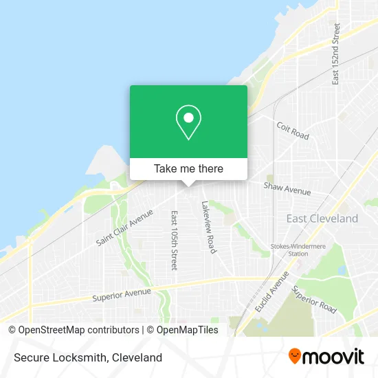 Secure Locksmith map