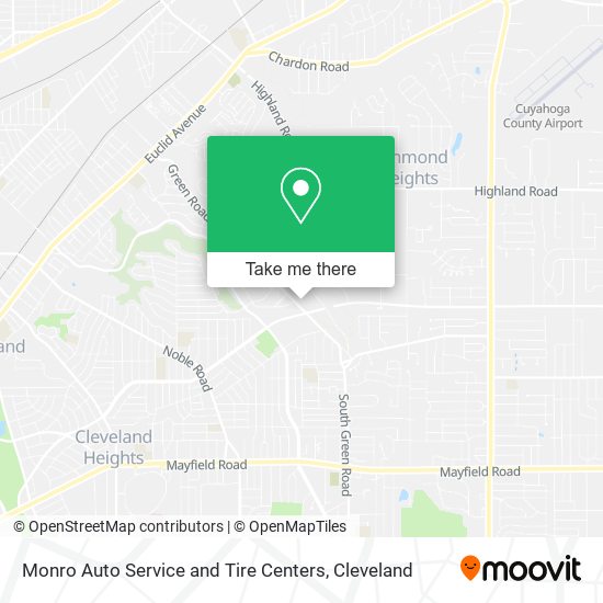 Mapa de Monro Auto Service and Tire Centers