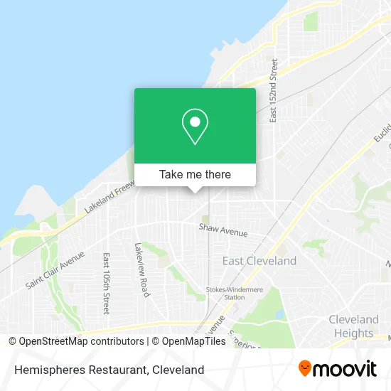 Hemispheres Restaurant map