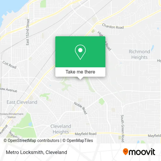 Metro Locksmith map