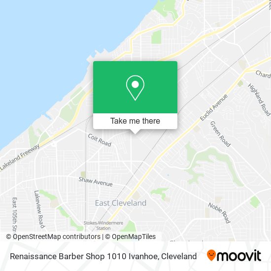 Mapa de Renaissance Barber Shop 1010 Ivanhoe