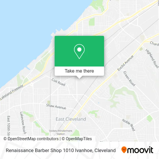 Renaissance Barber Shop 1010 Ivanhoe map