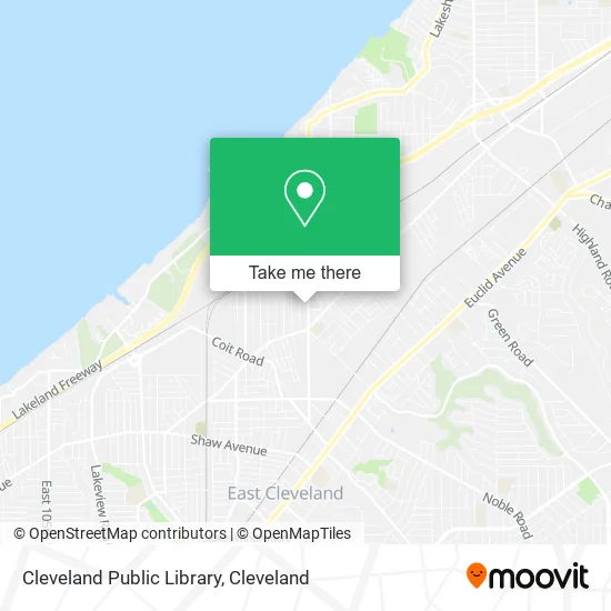 Cleveland Public Library map