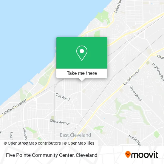 Five Pointe Community Center map