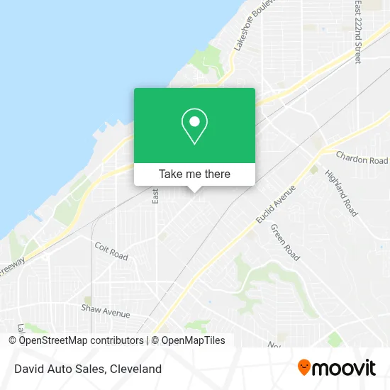 David Auto Sales map