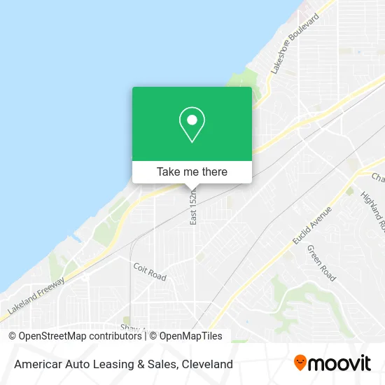 Americar Auto Leasing & Sales map