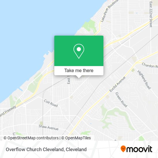 Overflow Church Cleveland map