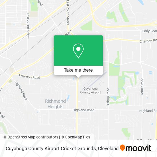 Mapa de Cuyahoga County Airport Cricket Grounds