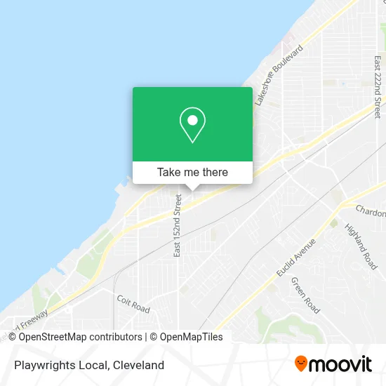 Playwrights Local map