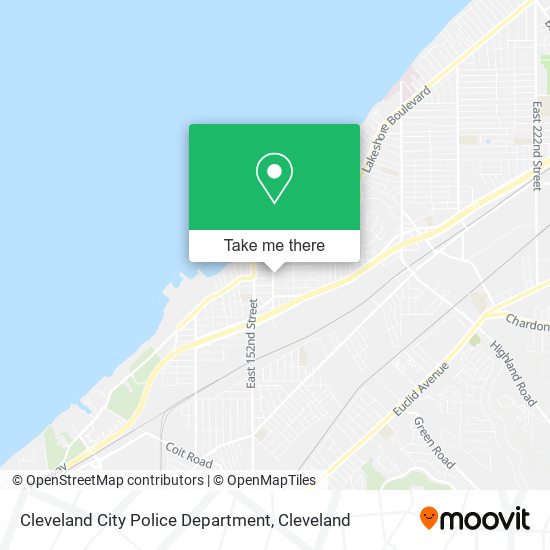 Mapa de Cleveland City Police Department
