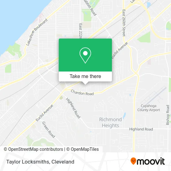 Taylor Locksmiths map