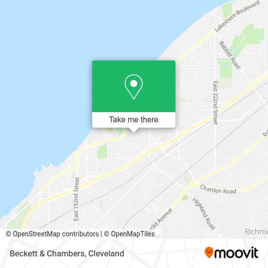 Beckett & Chambers map