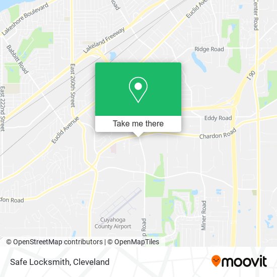 Safe Locksmith map