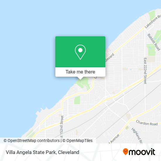 Villa Angela State Park map