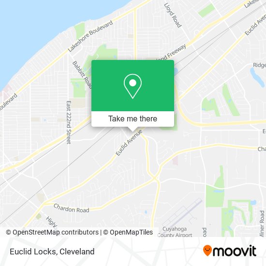 Mapa de Euclid Locks