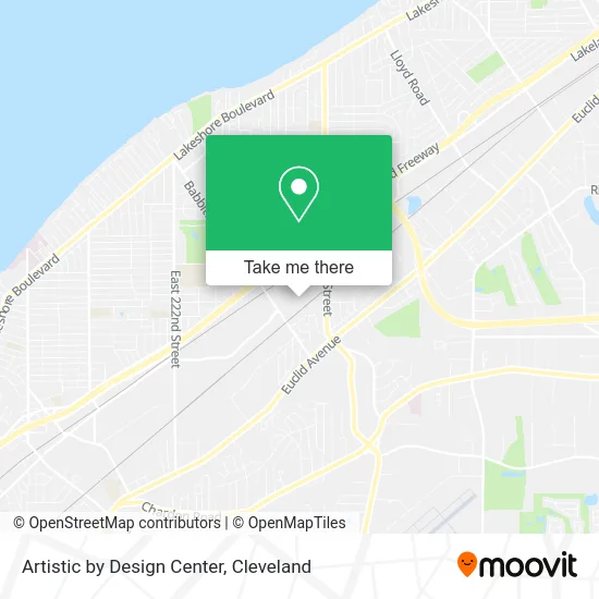 Artistic by Design Center map