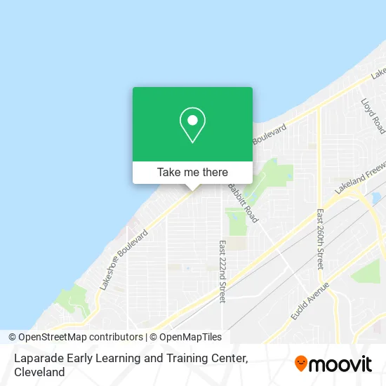 Laparade Early Learning and Training Center map
