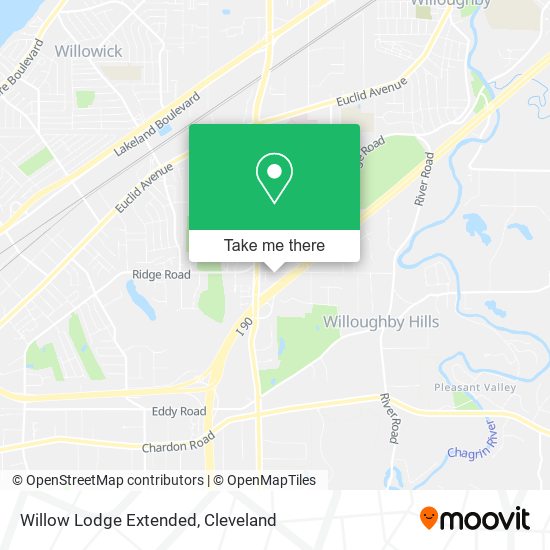 Willow Lodge Extended map