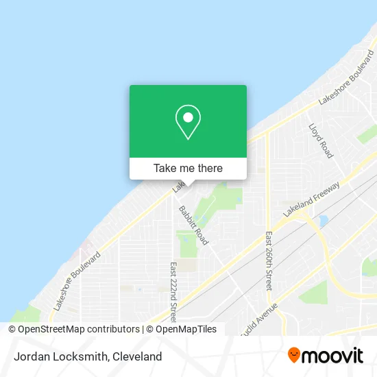 Jordan Locksmith map
