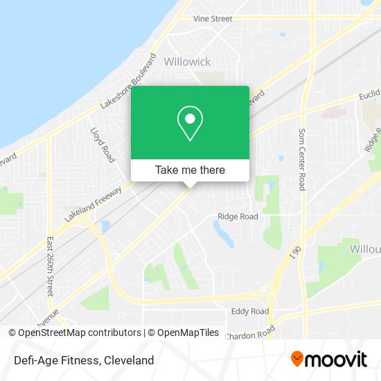 Mapa de Defi-Age Fitness