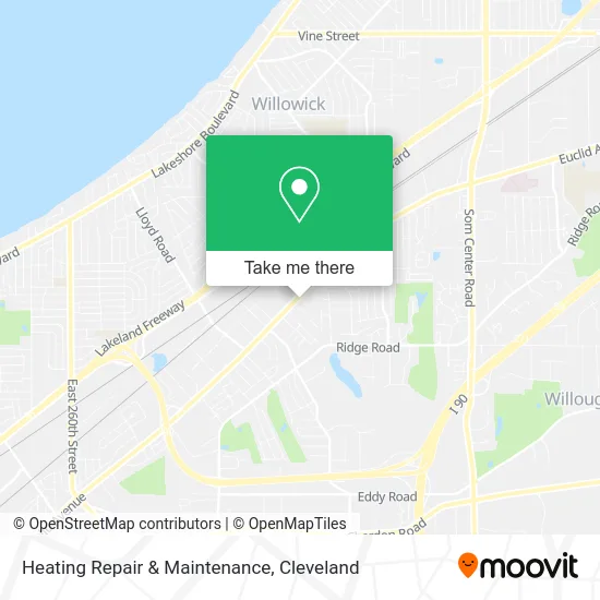 Heating Repair & Maintenance map