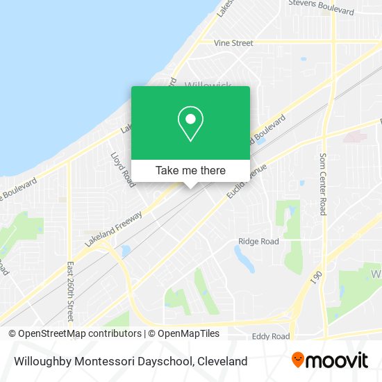 Willoughby Montessori Dayschool map