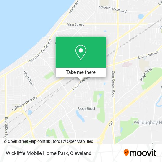 Wickliffe Mobile Home Park map