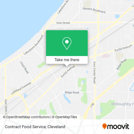Contract Food Service map
