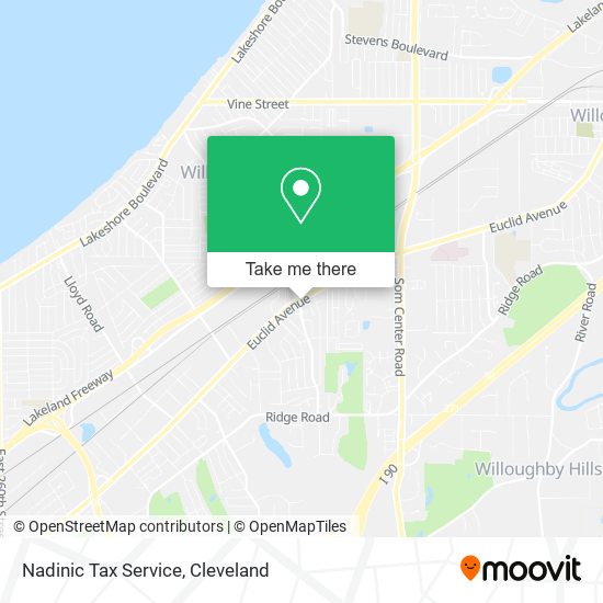 Nadinic Tax Service map