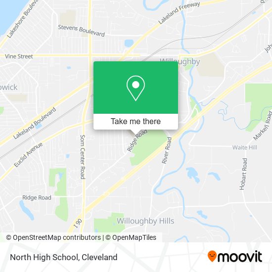 Mapa de North High School