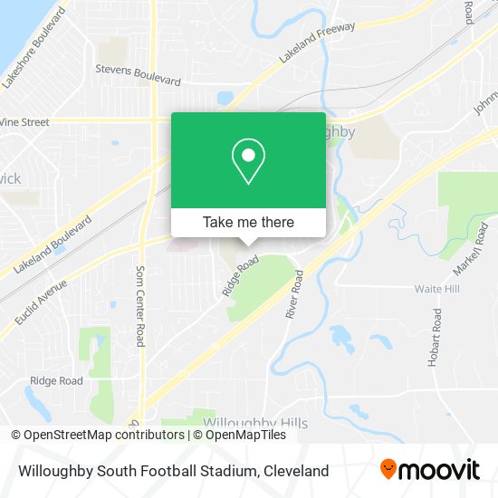 Mapa de Willoughby South Football Stadium