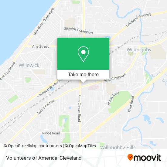 Volunteers of America map
