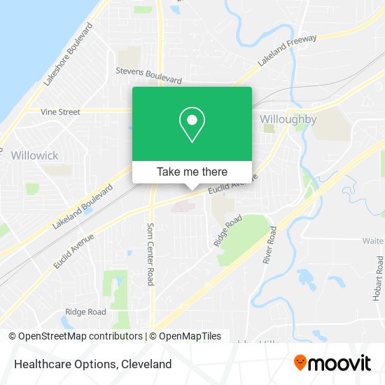 Mapa de Healthcare Options