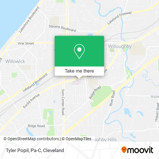 Tyler Popil, Pa-C map